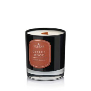 Charya Maison Citrus Wood Doğal Ve Vegan Mum 240 g